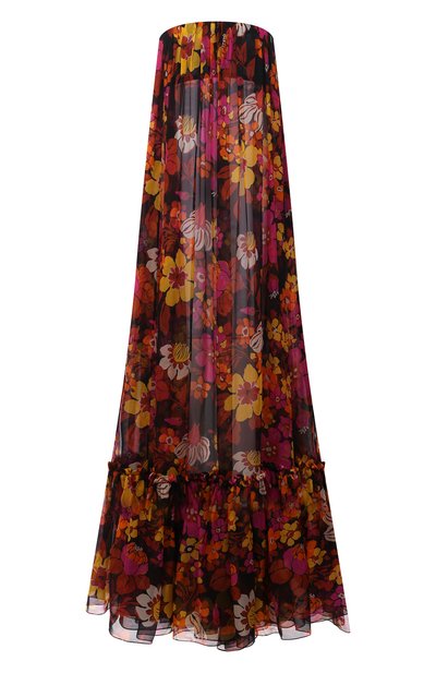 Женское шелковое платье SAINT LAURENT, арт. 650072/Y6C39