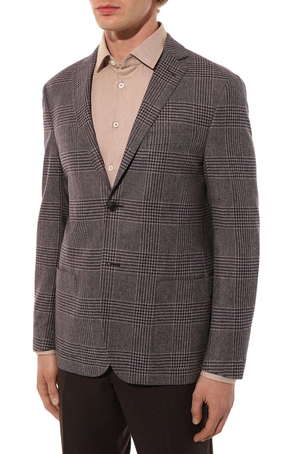 Шерстяной пиджак CORNELIANI, арт. 946002-9416216, фото 4