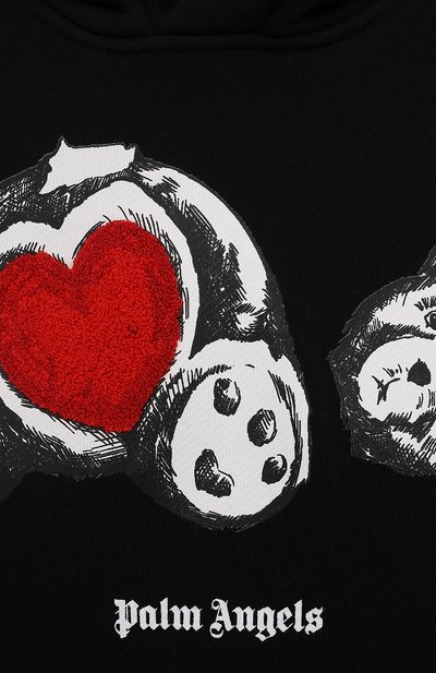 Хлопковое худи PALM ANGELS, арт. PWBB023S21FLE0031001, фото 5