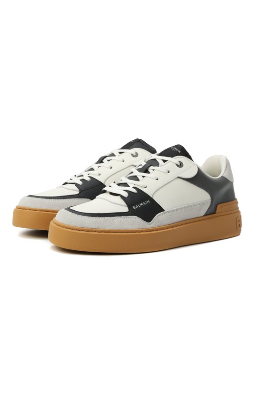 Кожаные кеды B-Court Flip Balmain FM1VI349/LC0P Разноцветный FM1VI349/LC0P