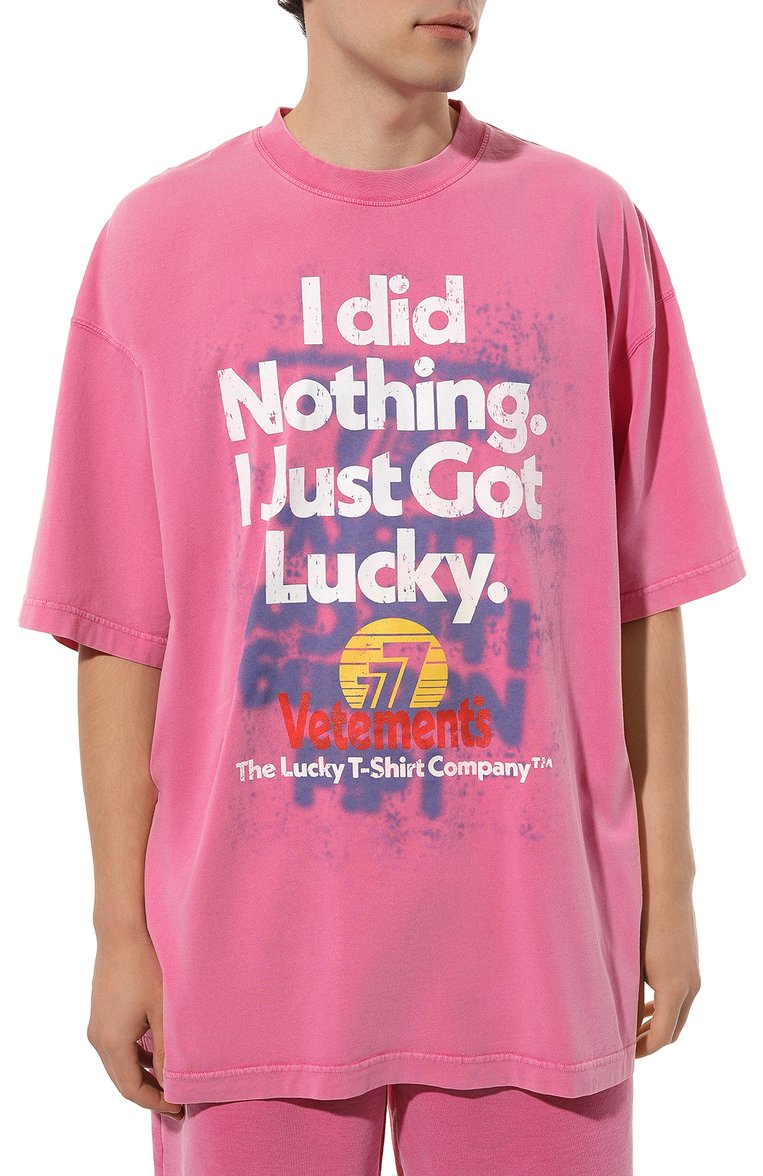 Хлопковая футболка VETEMENTS, арт. UE54TR390H, фото 6