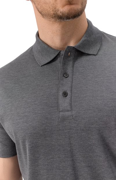 Поло из шелка и хлопка PAUL&SHARK, арт. 15311757, фото 5