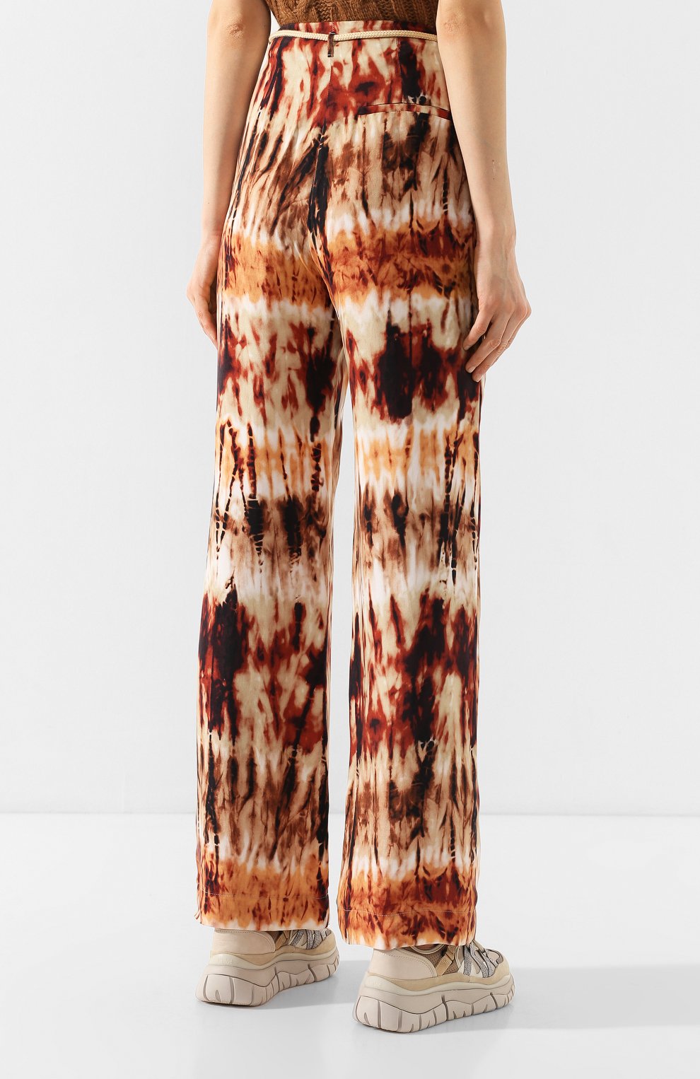 Брюки с поясом NANUSHKA, арт. GIADA_TIE DYE PRINT_CUPR0, фото 4