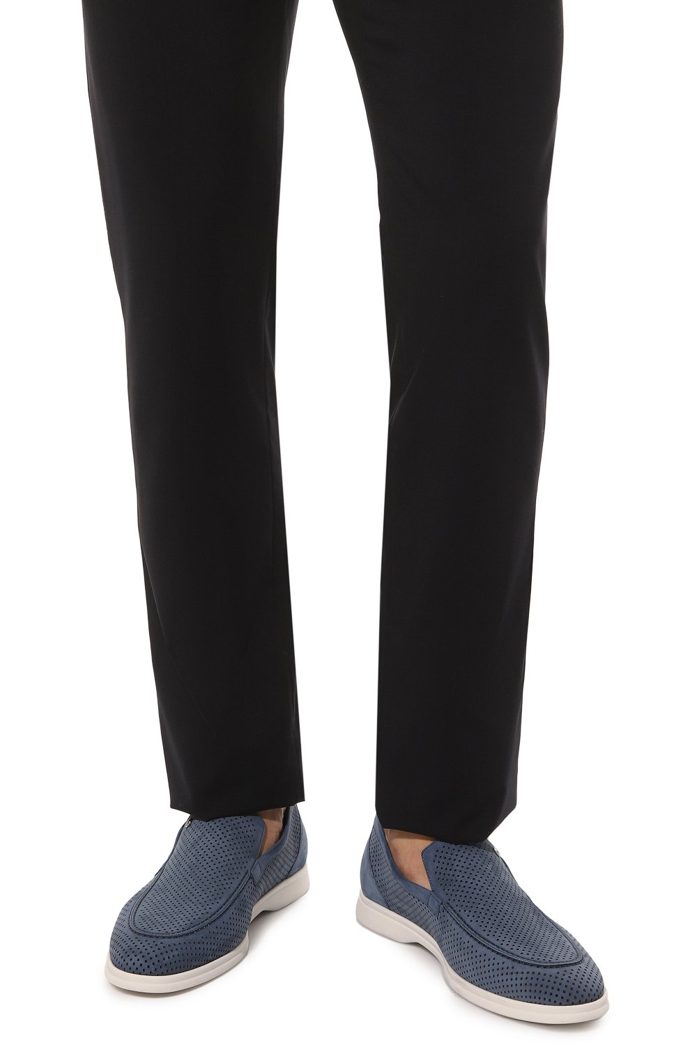 Замшевые лоферы ZILLI, арт. MDZ-PT191-DM033/0B1X, фото 3