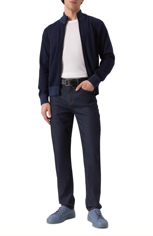 Шерстяной кардиган Paul&Shark 15311205/3XL Синий  15311205/3XL Фото 2