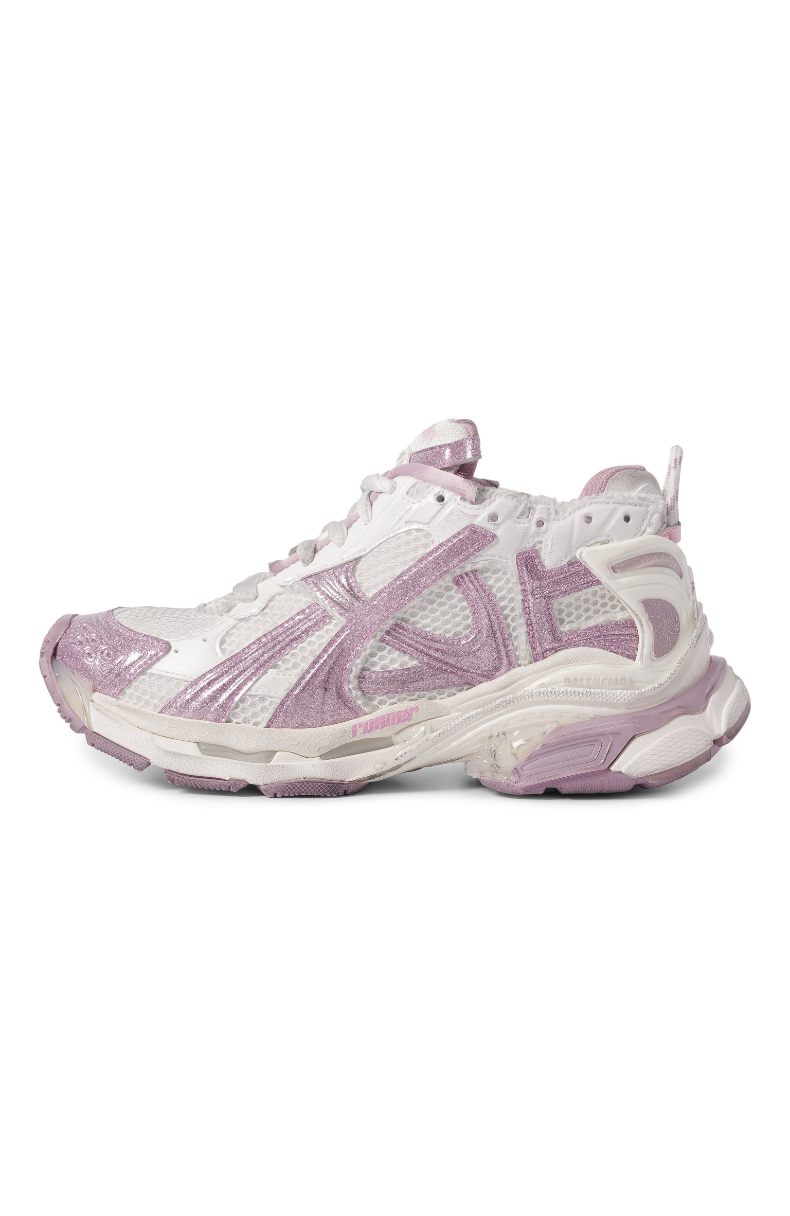 Комбинированные кроссовки runner BALENCIAGA розового цвета по цене 150000 руб., арт. 772767/WRNGF, фото 4 Комбинированные кроссовки runner BALENCIAGA, арт. 772767/WRNGF, фото 4