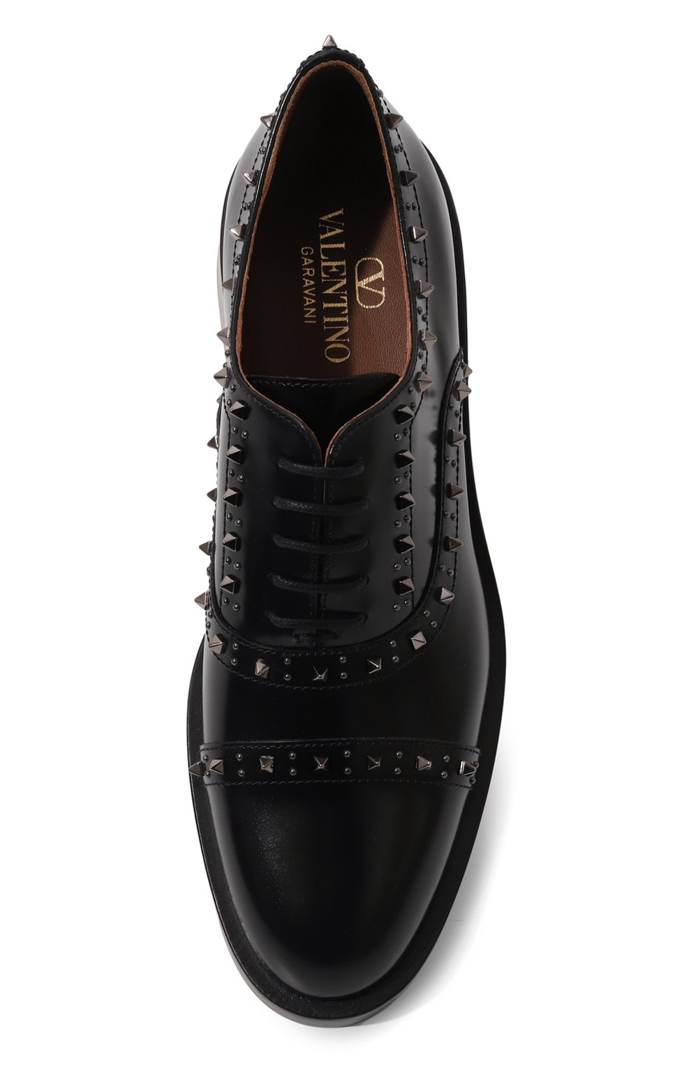 Кожаные оксфорды gentleglam VALENTINO черного цвета по цене 128000 руб., арт. 5W2S0JS3/NVD, фото 6 Кожаные оксфорды gentleglam VALENTINO, арт. 5W2S0JS3/NVD, фото 6