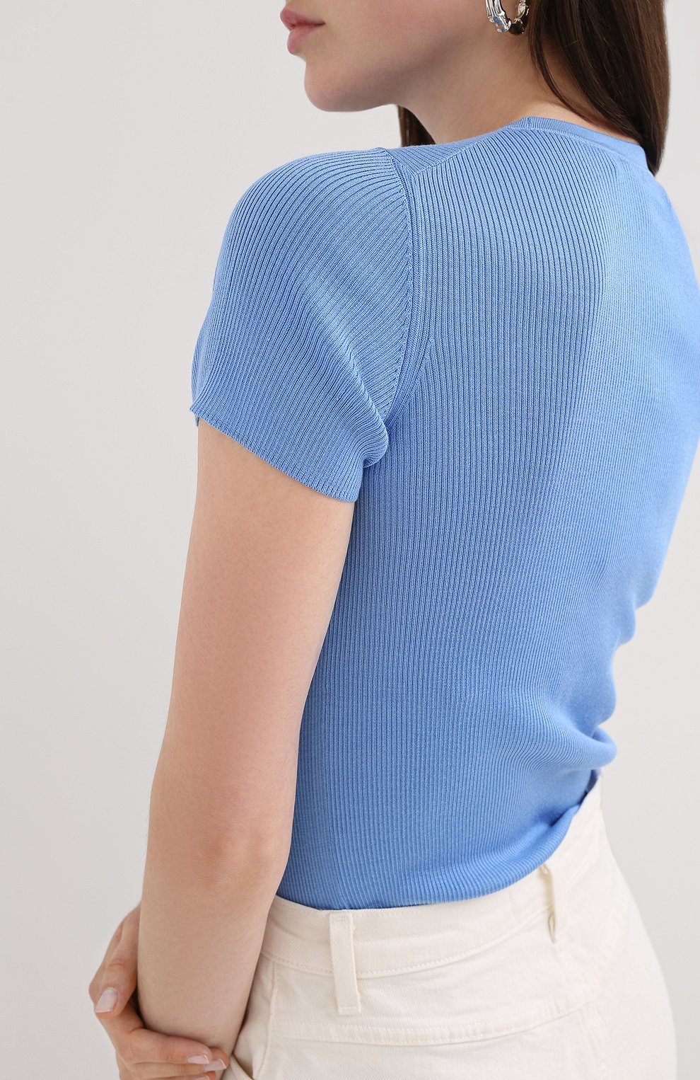 Шелковая футболка RALPH LAUREN, арт. 290710199, фото 4