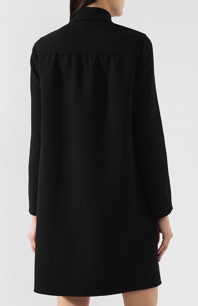 Шерстяное пальто VALENTINO черно-белого цвета по цене 326000 руб., арт. RB3CA3A54EJ, фото 4 Шерстяное пальто VALENTINO, арт. RB3CA3A54EJ, фото 4