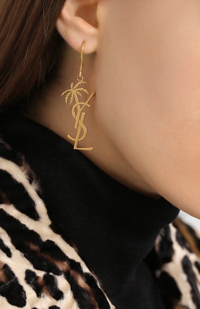 Серьги monogram SAINT LAURENT, арт. 584129/Y3200, фото 2
