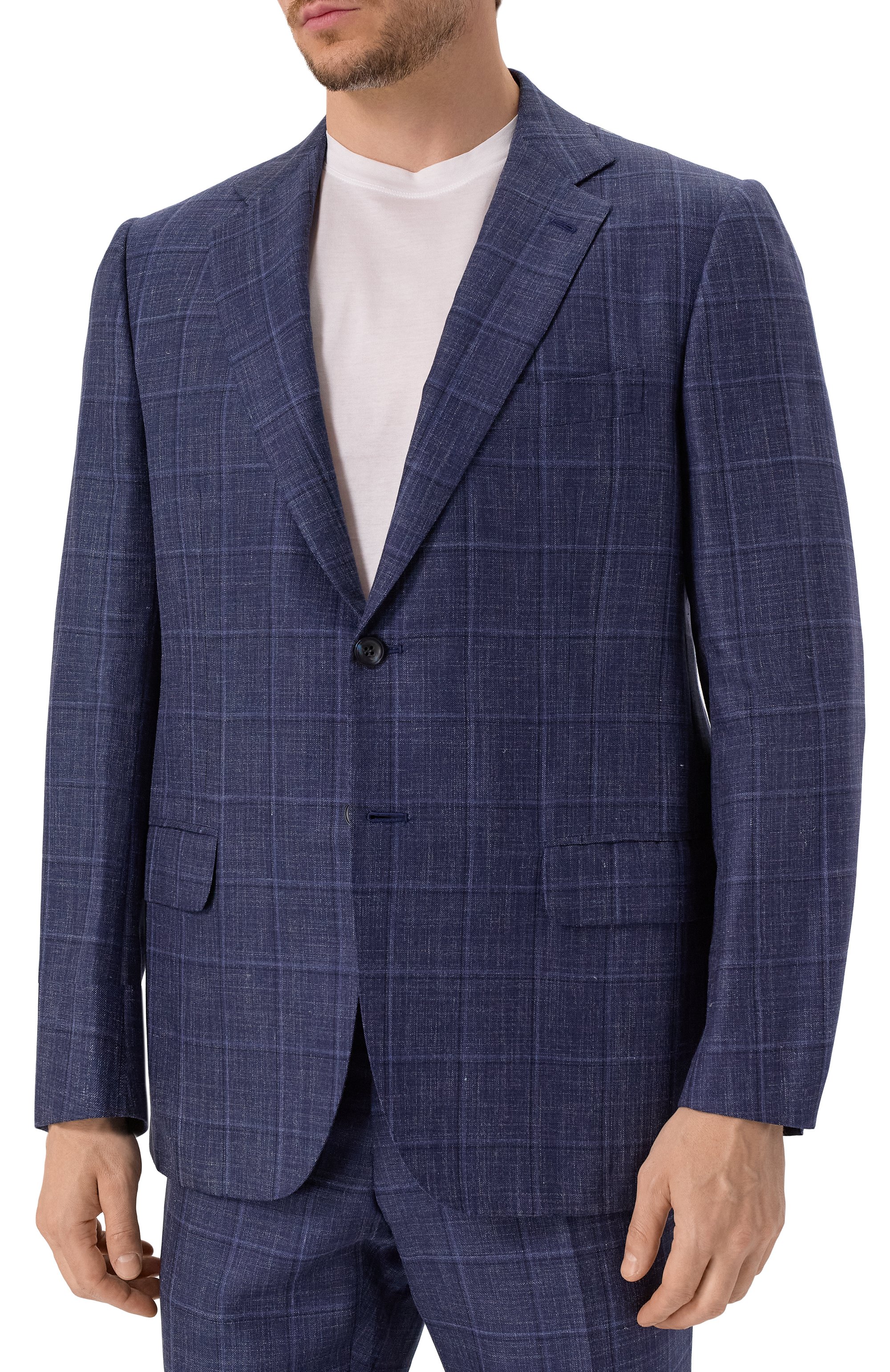 Костюм из смеси кашемира и шелка KITON, арт. UA81K06S05, фото 4