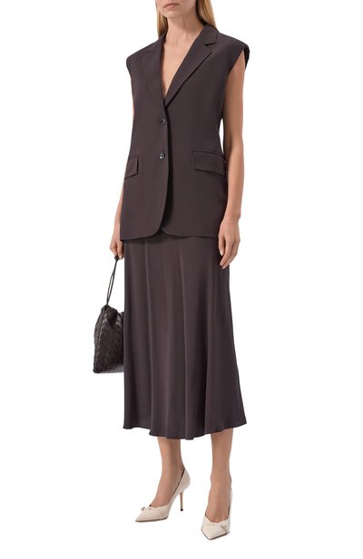 Жилет из вискозы и шелка AGNONA, арт. TV1103E/U5074E, фото 2