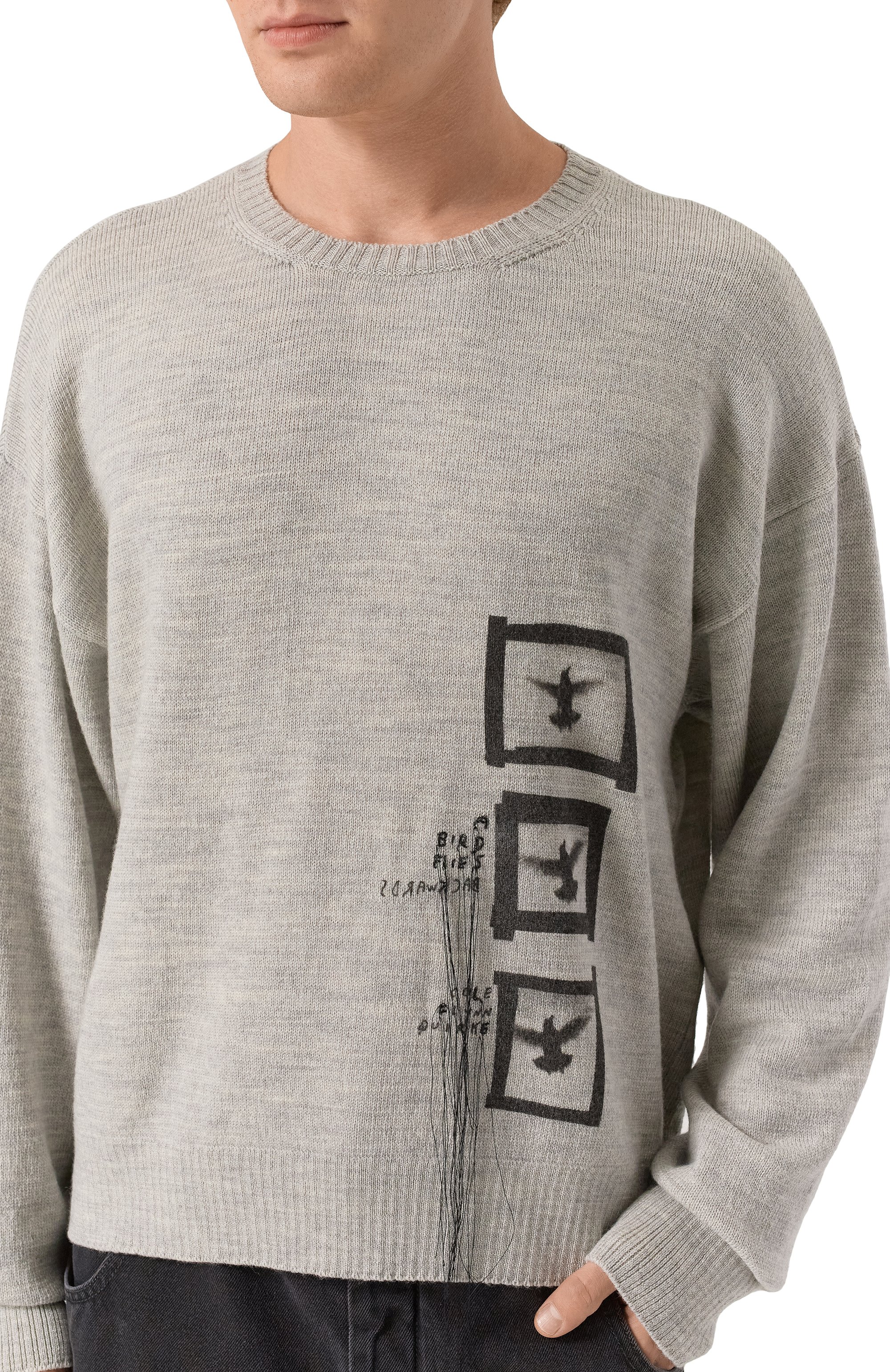 Шерстяной джемпер ANN DEMEULEMEESTER, арт. B0013174/KN071, фото 5