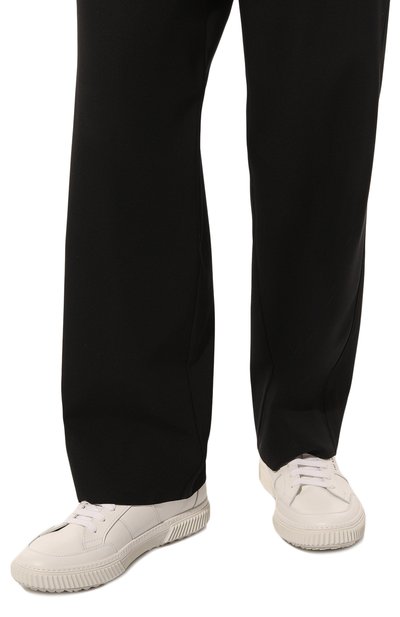 Кожаные кеды PRADA, арт. 4E3574-3ON8-F0009, фото 3