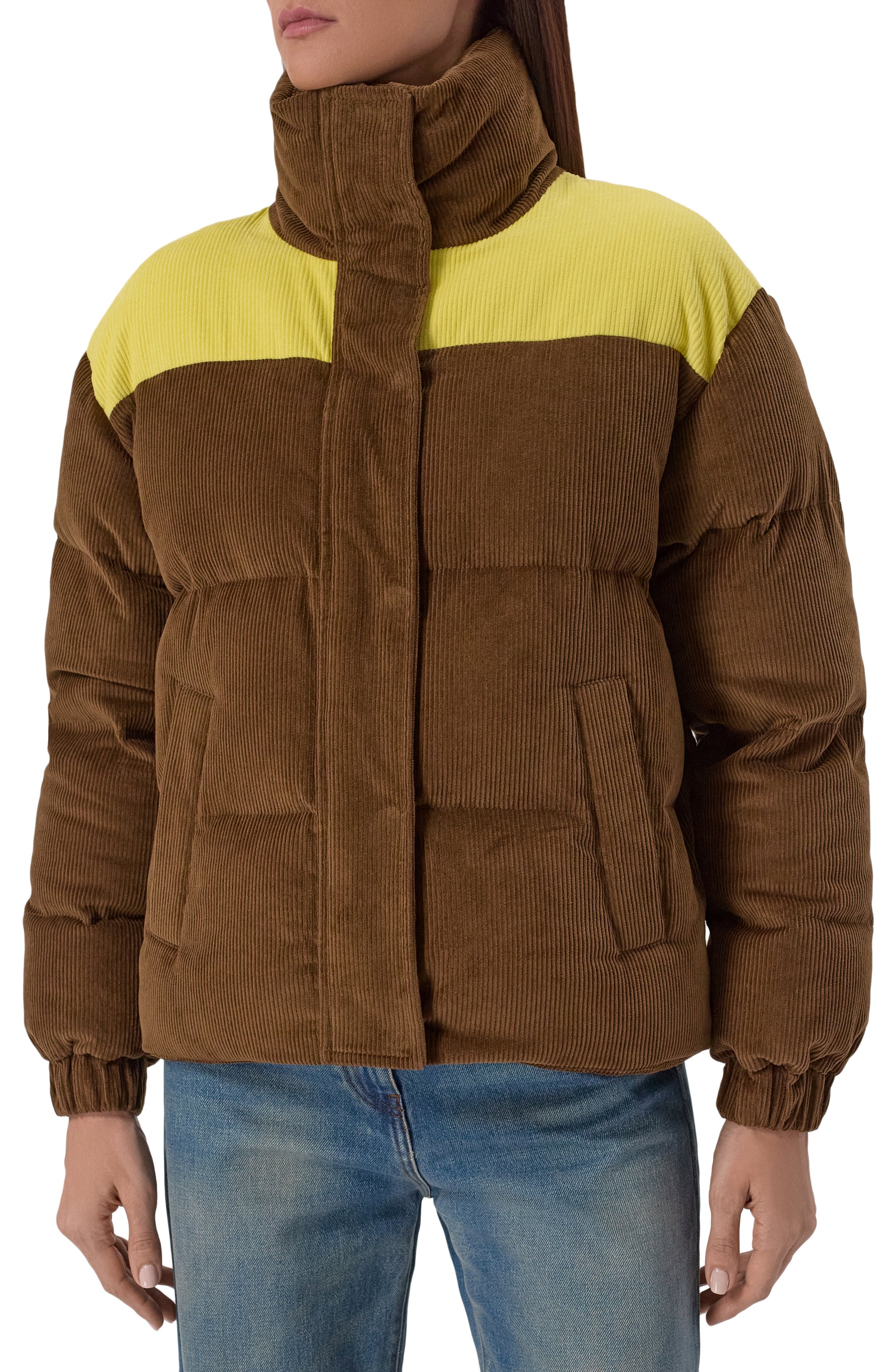 Вельветовый пуховик M05CH1NO JEANS, арт. V0619/8220, фото 3