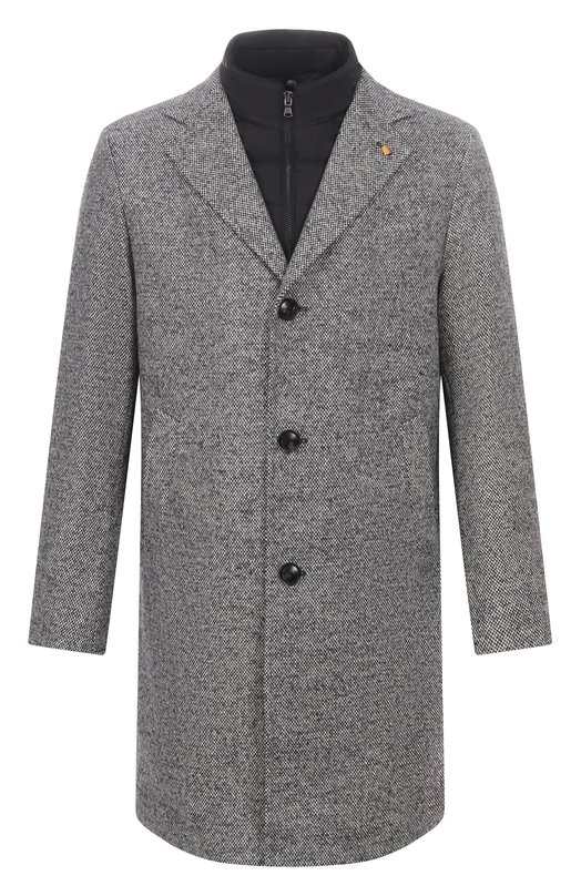 Шерстяное пальто Sartoria Latorre CTS056/UI0782 Серый CTS056/UI0782