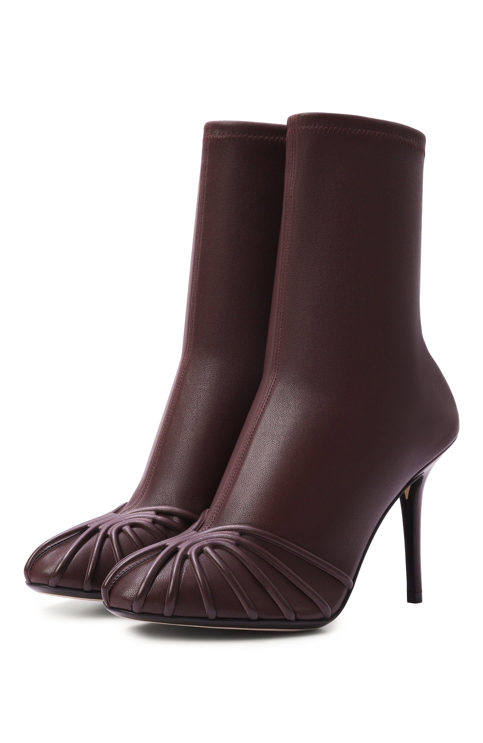 Кожаные ботильоны karen 95 ALEVI MILANO, арт. L26S7004.R.1044997/NAPPA STRETCH, фото 1