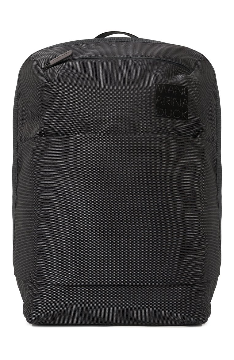 Мужской рюкзак district  MANDARINA DUCK темно-серого цвета, арт. KPT11-465 | Фото 1 (Материал: Текстиль; Размер: large; Стили: Кэжуэл)