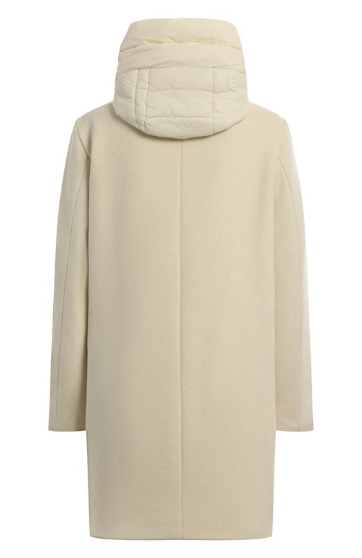 Утепленное пальто Adhoc Кремовый, фото 2