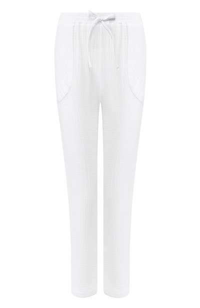 Хлопковые брюки LE CHAT белого цвета по цене 9680 руб., арт. MADRAGUE880, фото 1 Хлопковые брюки LE CHAT, арт. MADRAGUE880, фото 1
