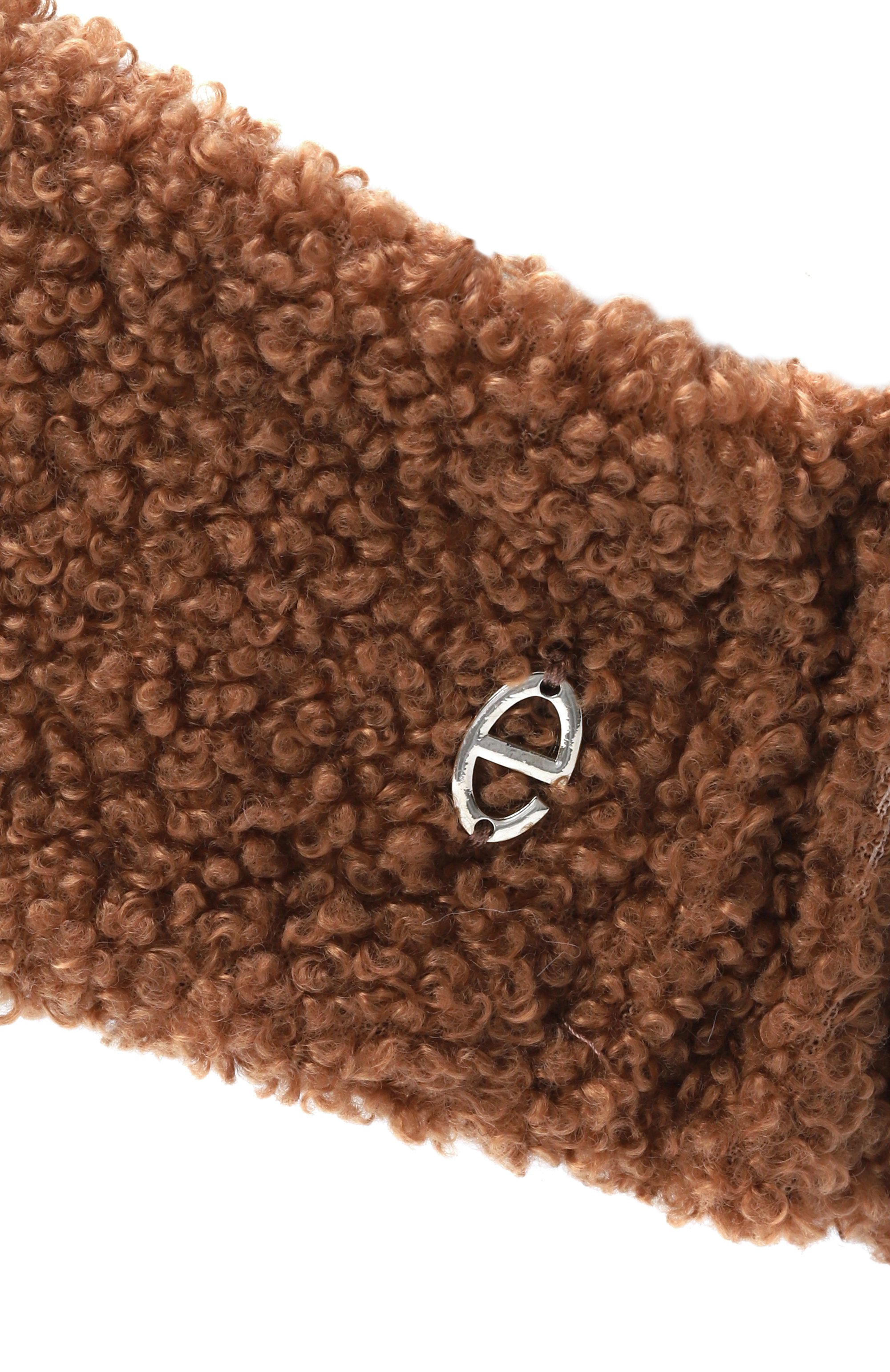 Повязка на голову EDOMO коричневого цвета по цене 2900 руб., арт. A015007FW2324, фото 4 Повязка на голову EDOMO, арт. A015007FW2324, фото 4