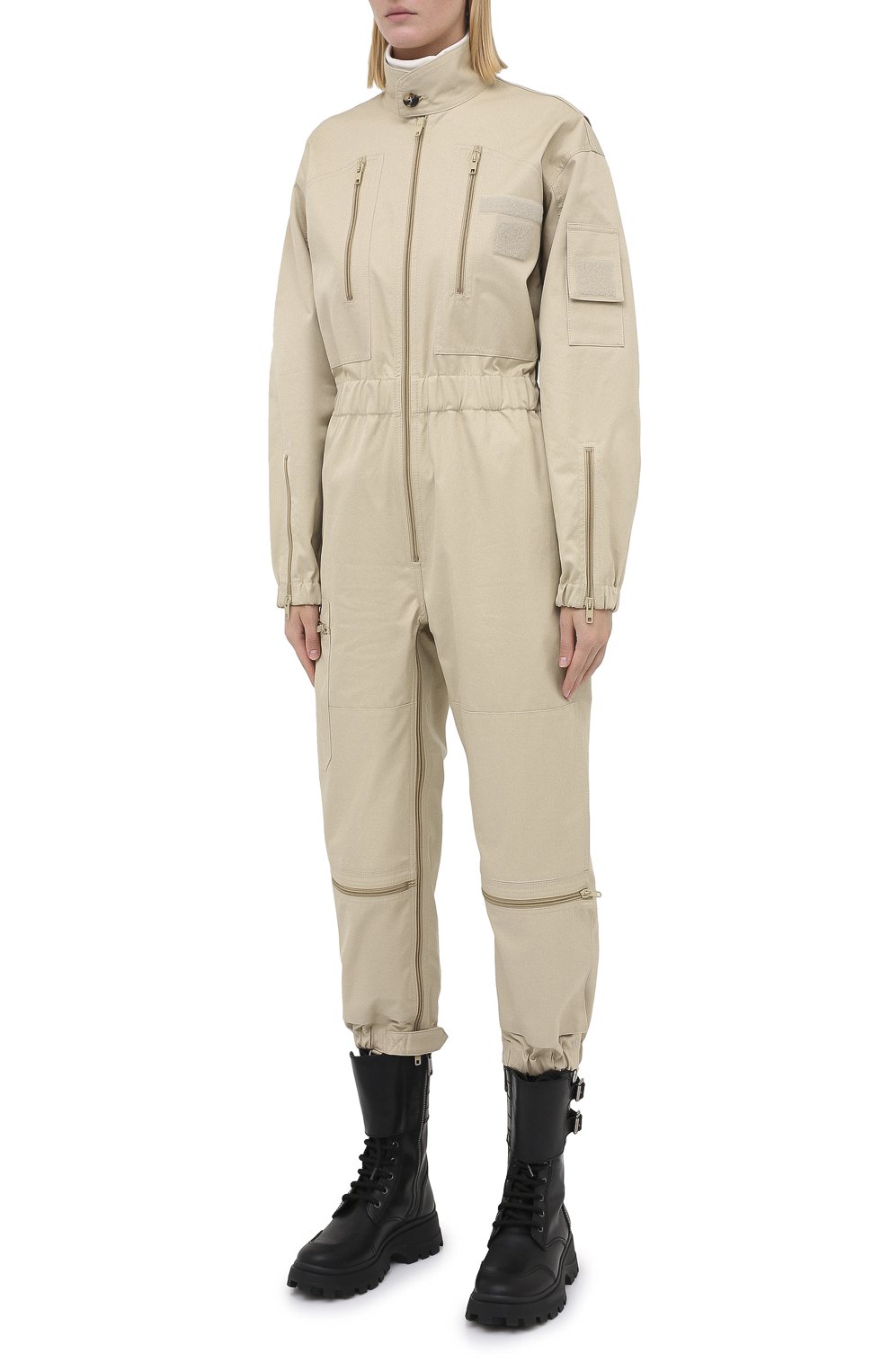 Хлопковый комбинезон MAISON MARGIELA бежевого цвета по цене 206000 руб., арт. S51FP0089/S52585, фото 3 Хлопковый комбинезон MAISON MARGIELA, арт. S51FP0089/S52585, фото 3