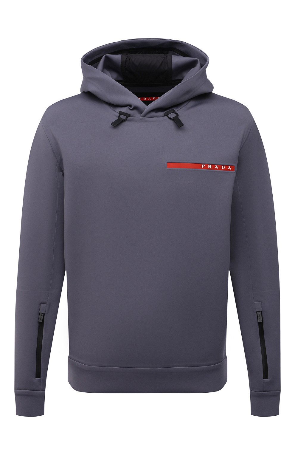 Худи PRADA серого цвета по цене 125000 руб., арт. SJN270-1YUN-F0BJ9-202, фото 1 Худи PRADA, арт. SJN270-1YUN-F0BJ9-202, фото 1