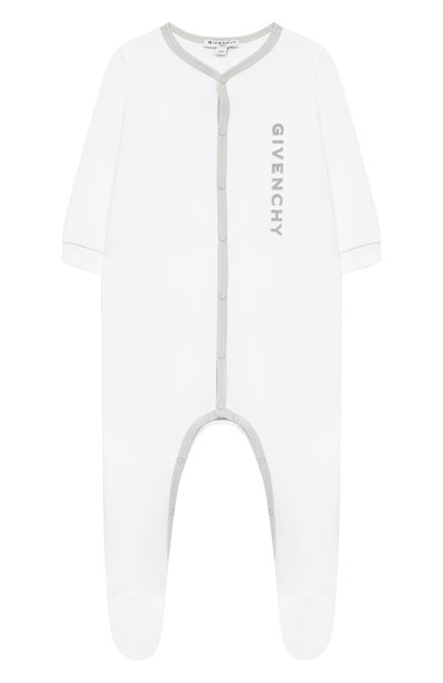 Комбинезон с игрушкой GIVENCHY белого цвета по цене 37450 руб., арт. H9K029, фото 2 Комбинезон с игрушкой GIVENCHY, арт. H9K029, фото 2