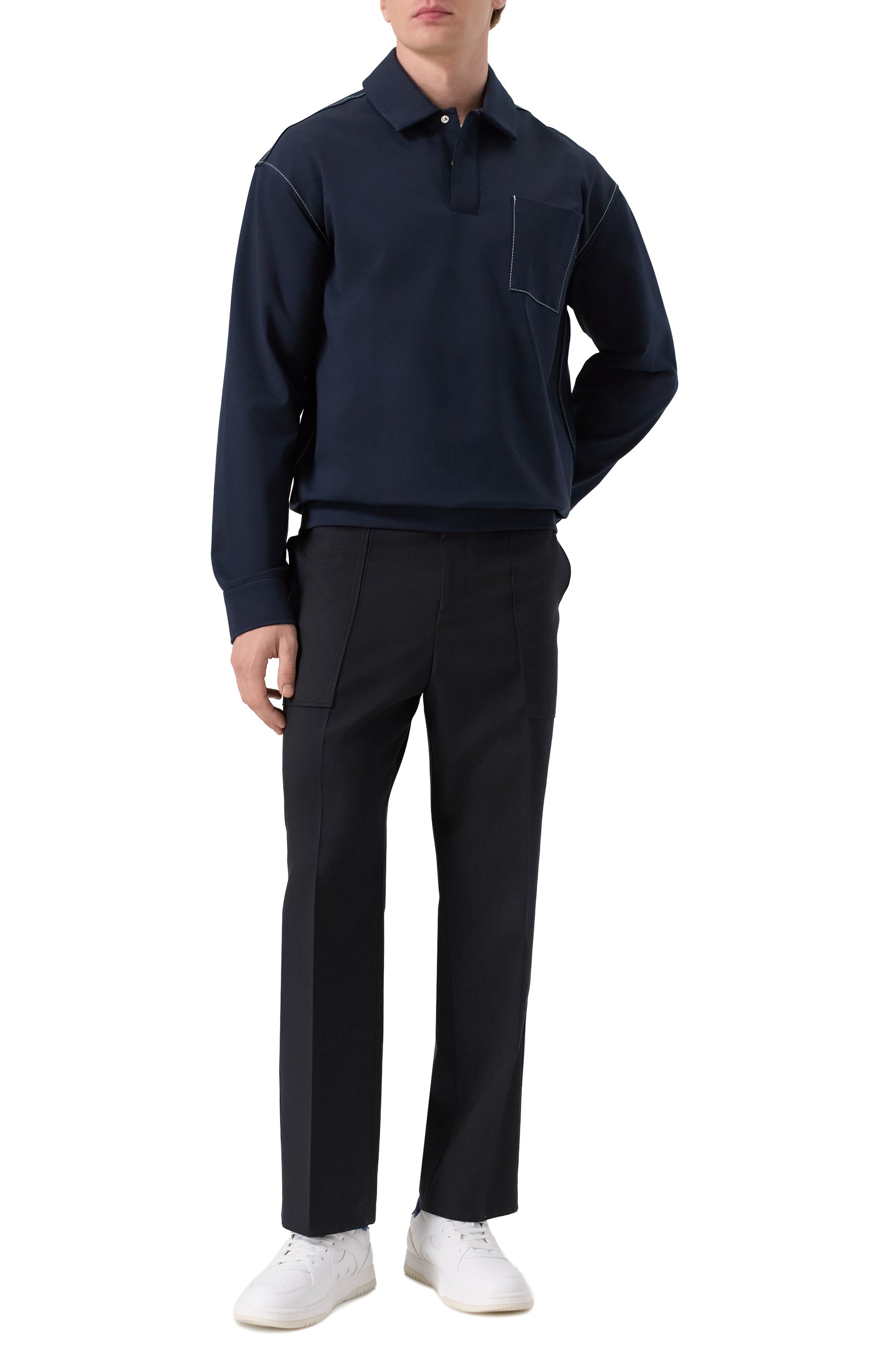 Шерстяные брюки BOSS, арт. 50546347, фото 2