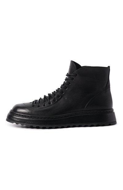 Кожаные ботинки GIORGIO ARMANI черного цвета по цене 145500 руб., арт. GM004736/AF30711, фото 3 Кожаные ботинки GIORGIO ARMANI, арт. GM004736/AF30711, фото 3