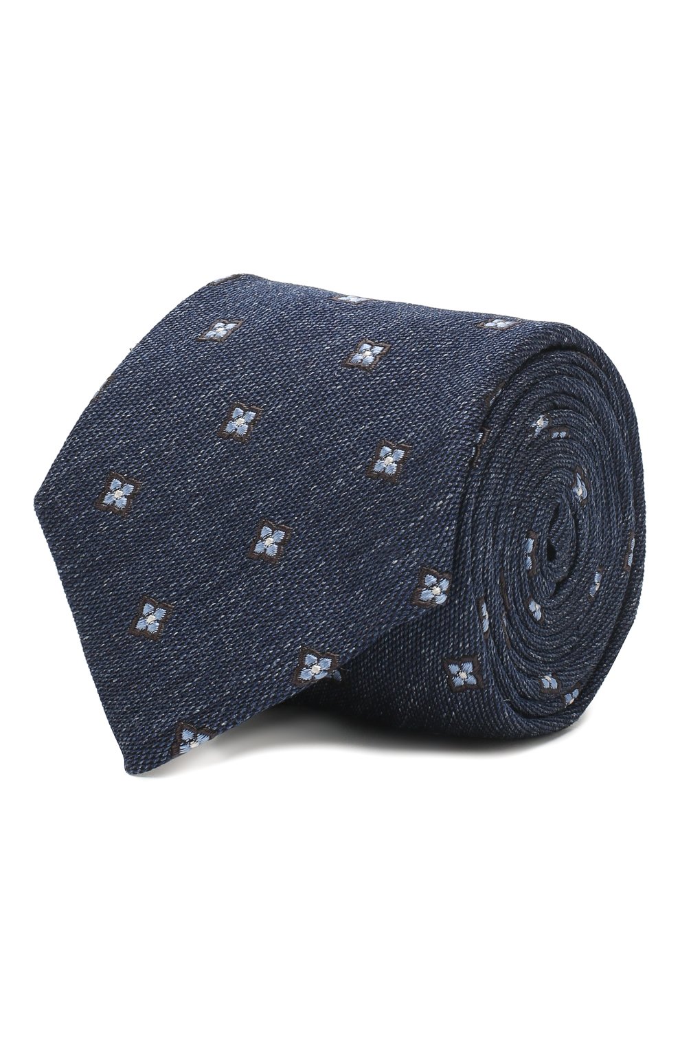 Шелковый галстук CORNELIANI синего цвета по цене 11050 руб., арт. 85U306-0120377/00, фото 1 Шелковый галстук CORNELIANI, арт. 85U306-0120377/00, фото 1