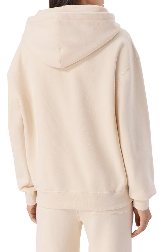 Хлопковое худи Jil Sander J40GU0123/J20010 Кремовый  J40GU0123/J20010 Фото 4