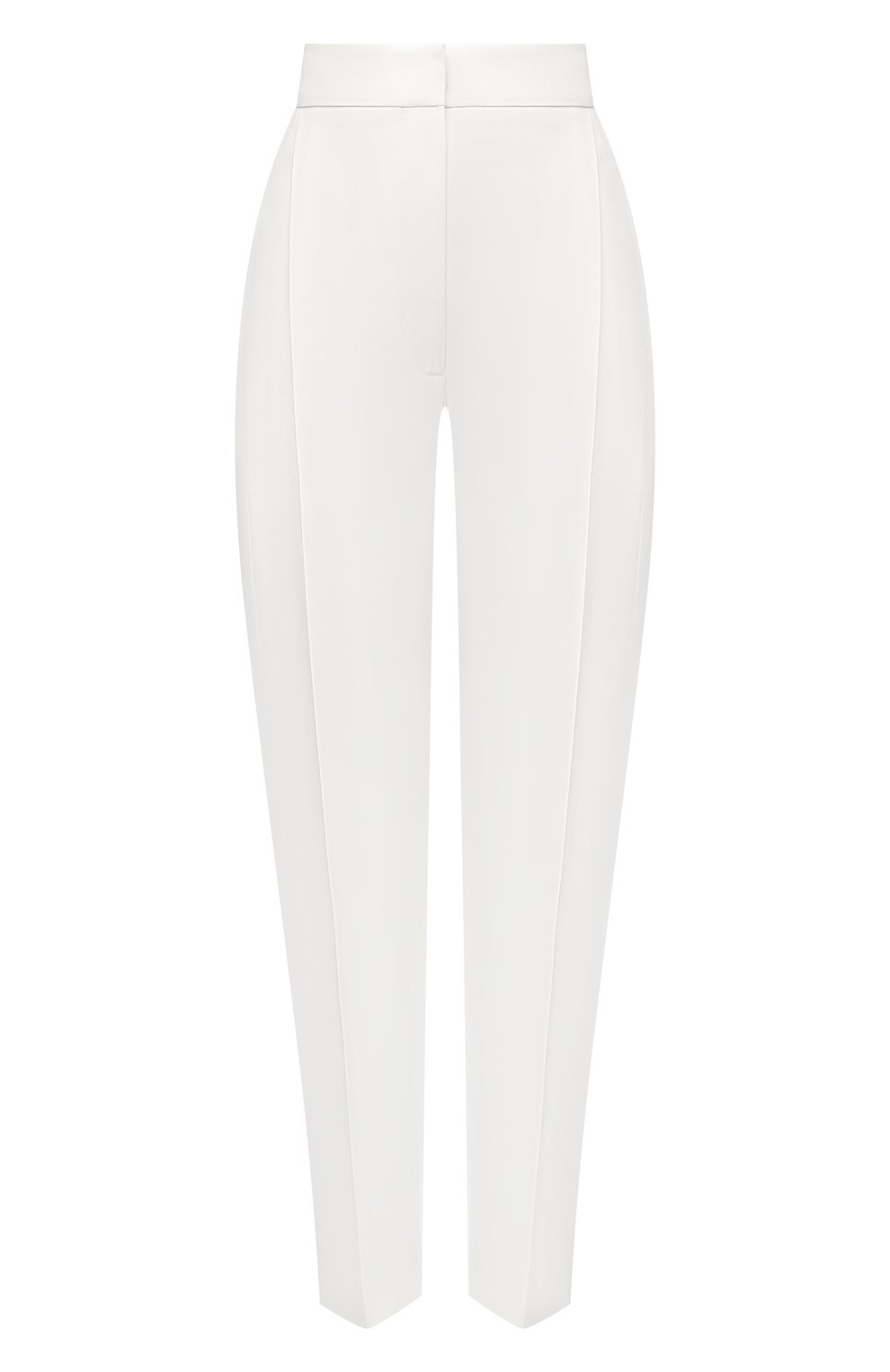 Шерстяные брюки ALEXANDER MCQUEEN белого цвета по цене 83100 руб., арт. 634002/QJAAC, фото 1 Шерстяные брюки ALEXANDER MCQUEEN, арт. 634002/QJAAC, фото 1