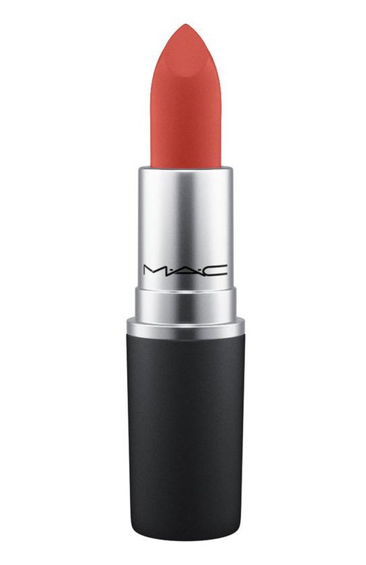 фото Губная помада powder kiss lipstick, оттенок devoted to chili (3g) mac