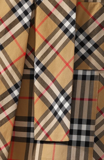 Хлопковое платье BURBERRY, арт. 8004561, фото 5