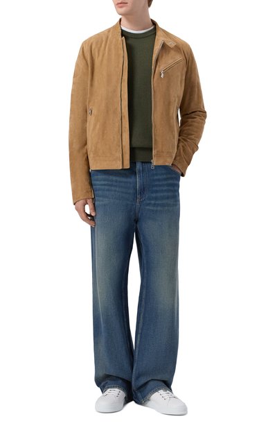 Мужские кожаные кеды FERRAGAMO, арт. 026363/772