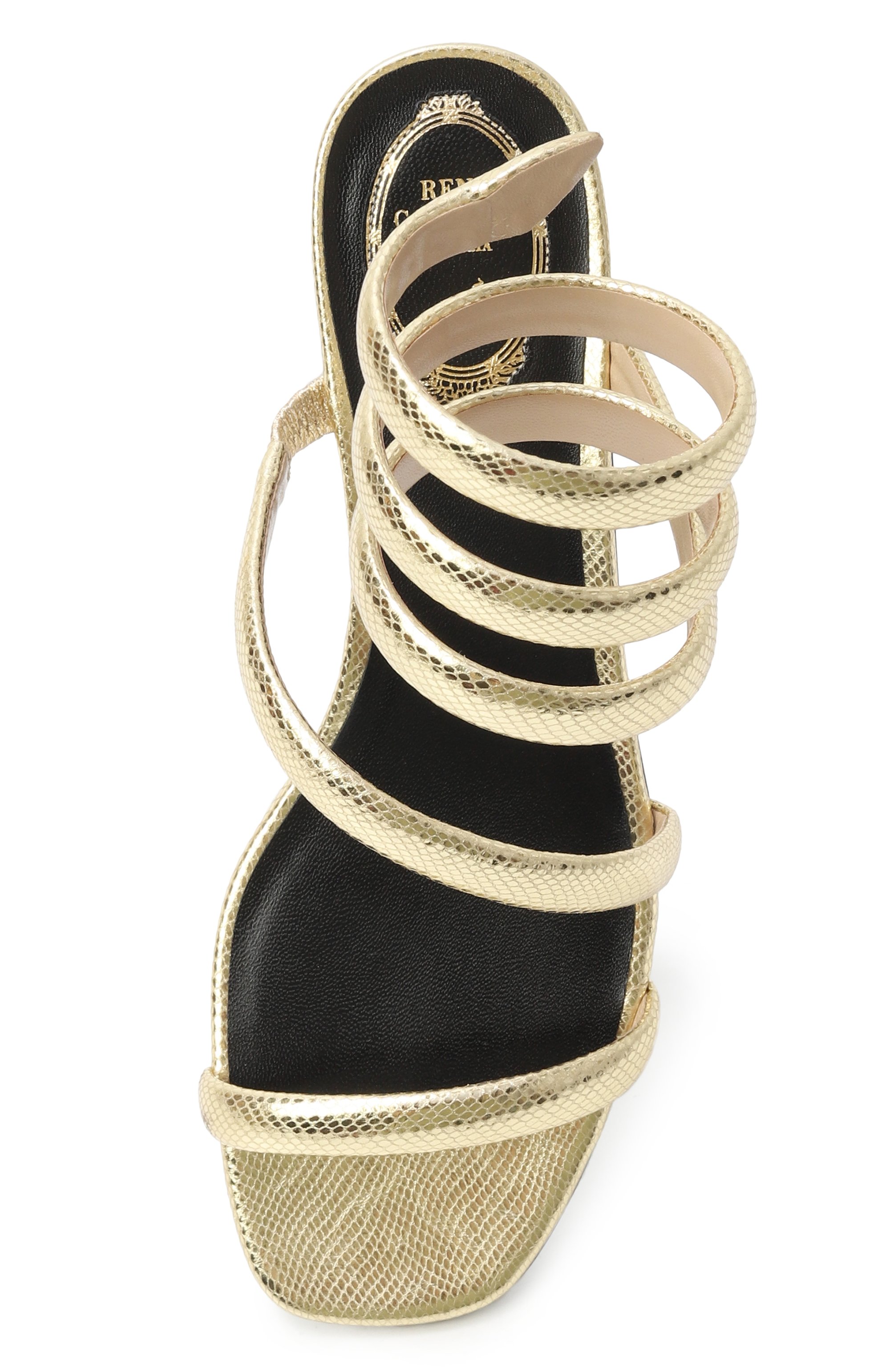 Кожаные сандалии cleopatra RENE CAOVILLA, арт. C11584-010/STPI, фото 6