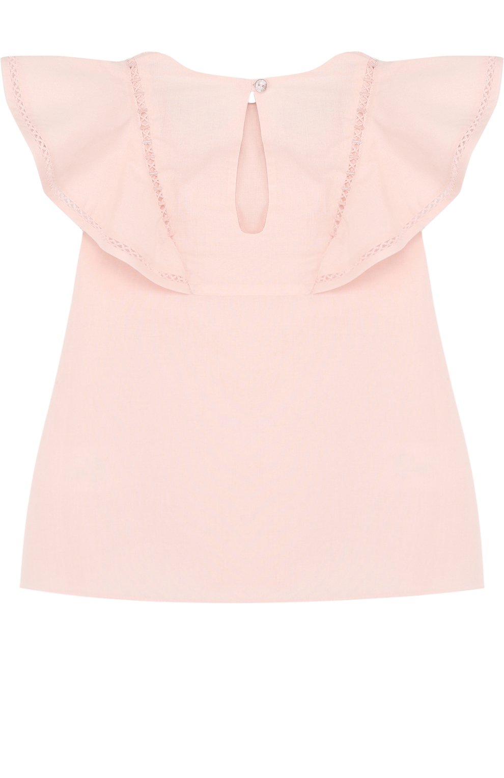 Хлопковая блуза свободного кроя с вышивкой TARTINE ET CHOCOLAT, арт. TL12042, фото 2