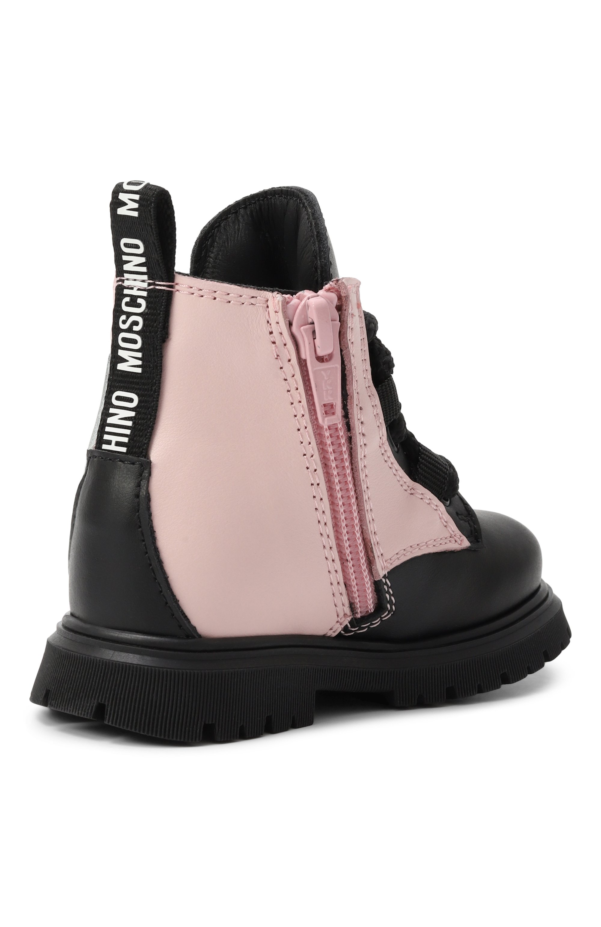 Кожаные ботинки MOSCHINO, арт. 81862/VAR2/19-26, фото 3