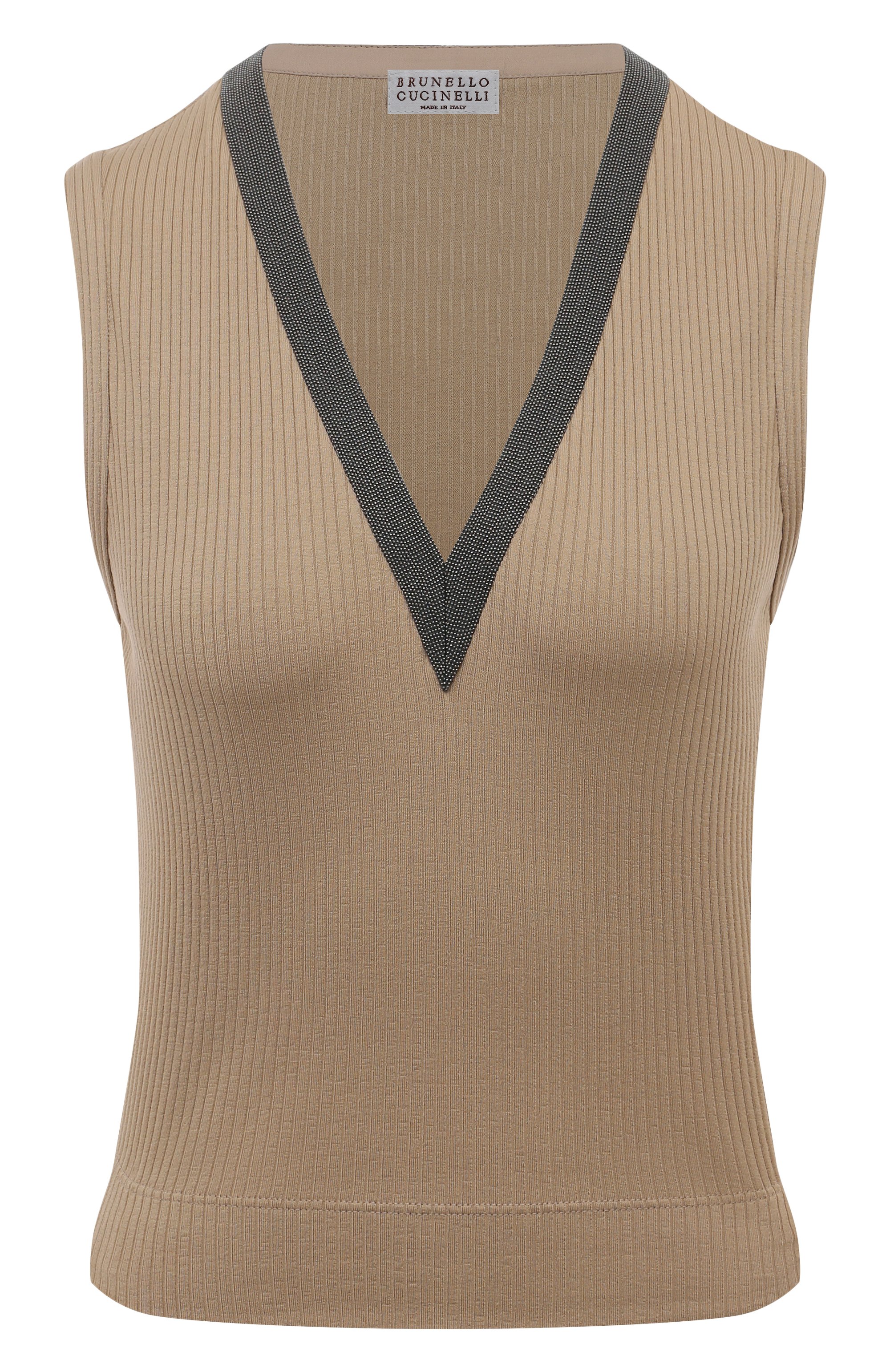 Хлопковый топ BRUNELLO CUCINELLI, арт. ML171B1090, фото 1