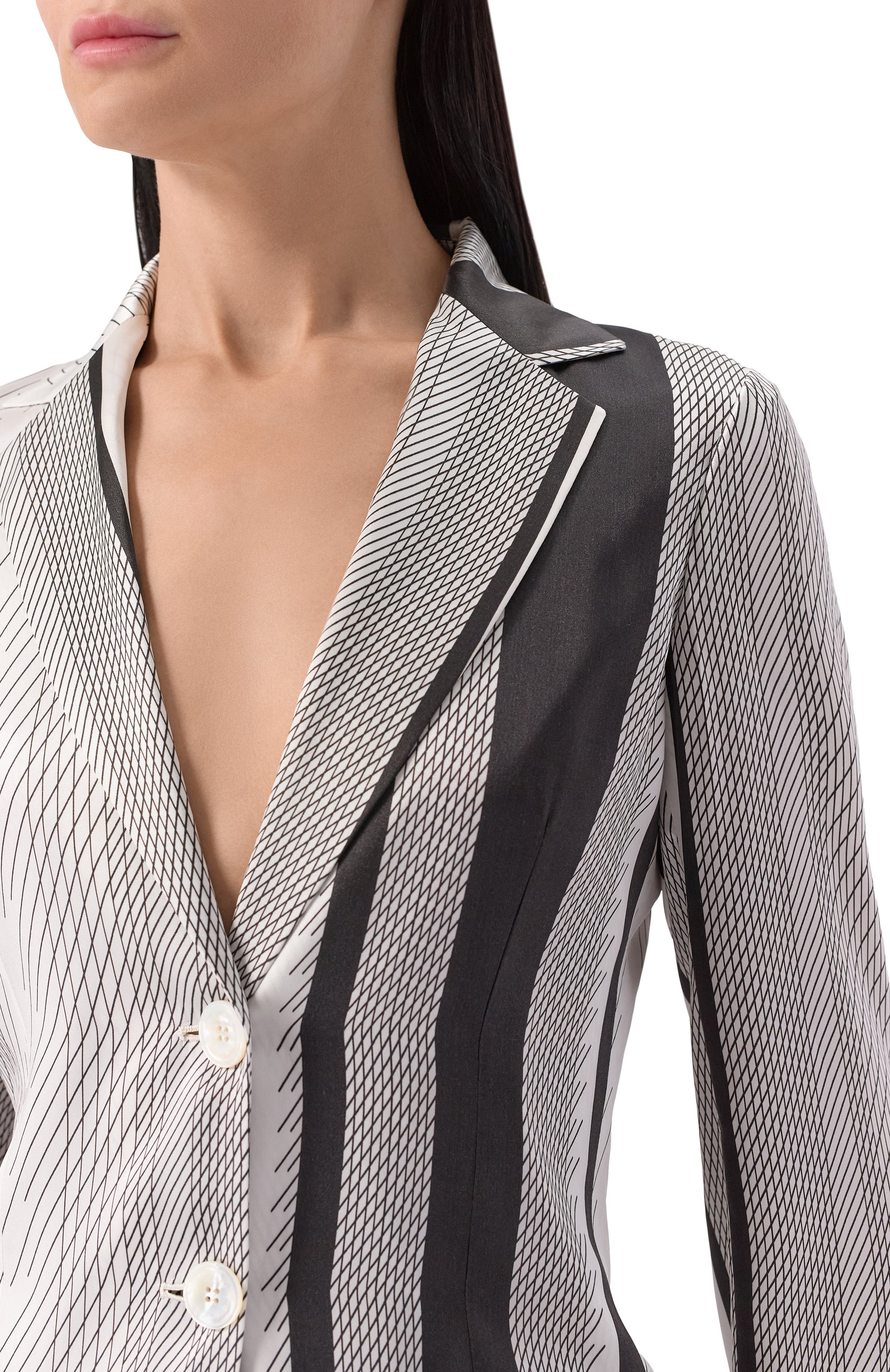 Шелковый жакет KITON, арт. D55512K0963E01, фото 5