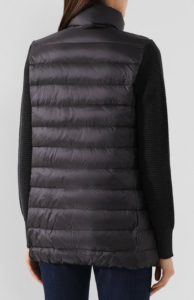 Пуховая куртка MONCLER темно-серого цвета по цене 99600 руб., арт. E2-093-94558-00-A9018, фото 4 Пуховая куртка MONCLER, арт. E2-093-94558-00-A9018, фото 4
