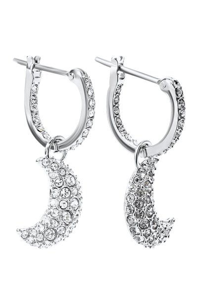 Серьги SWAROVSKI серебряного цвета по цене 18350 руб., арт. 5666157, фото 3 Серьги SWAROVSKI, арт. 5666157, фото 3