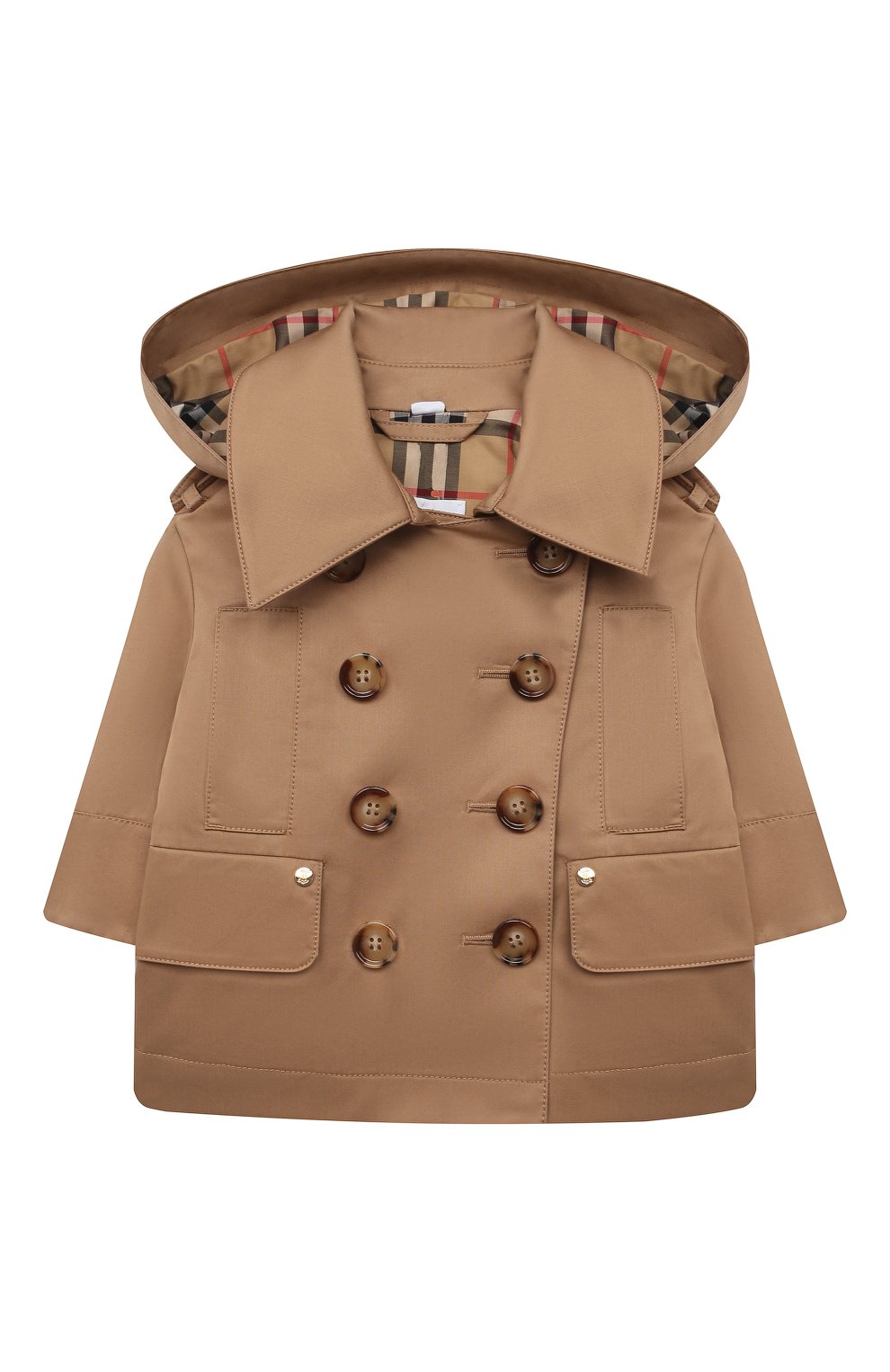 Хлопковый тренч с капюшоном BURBERRY, арт. 8041204/9M, фото 1