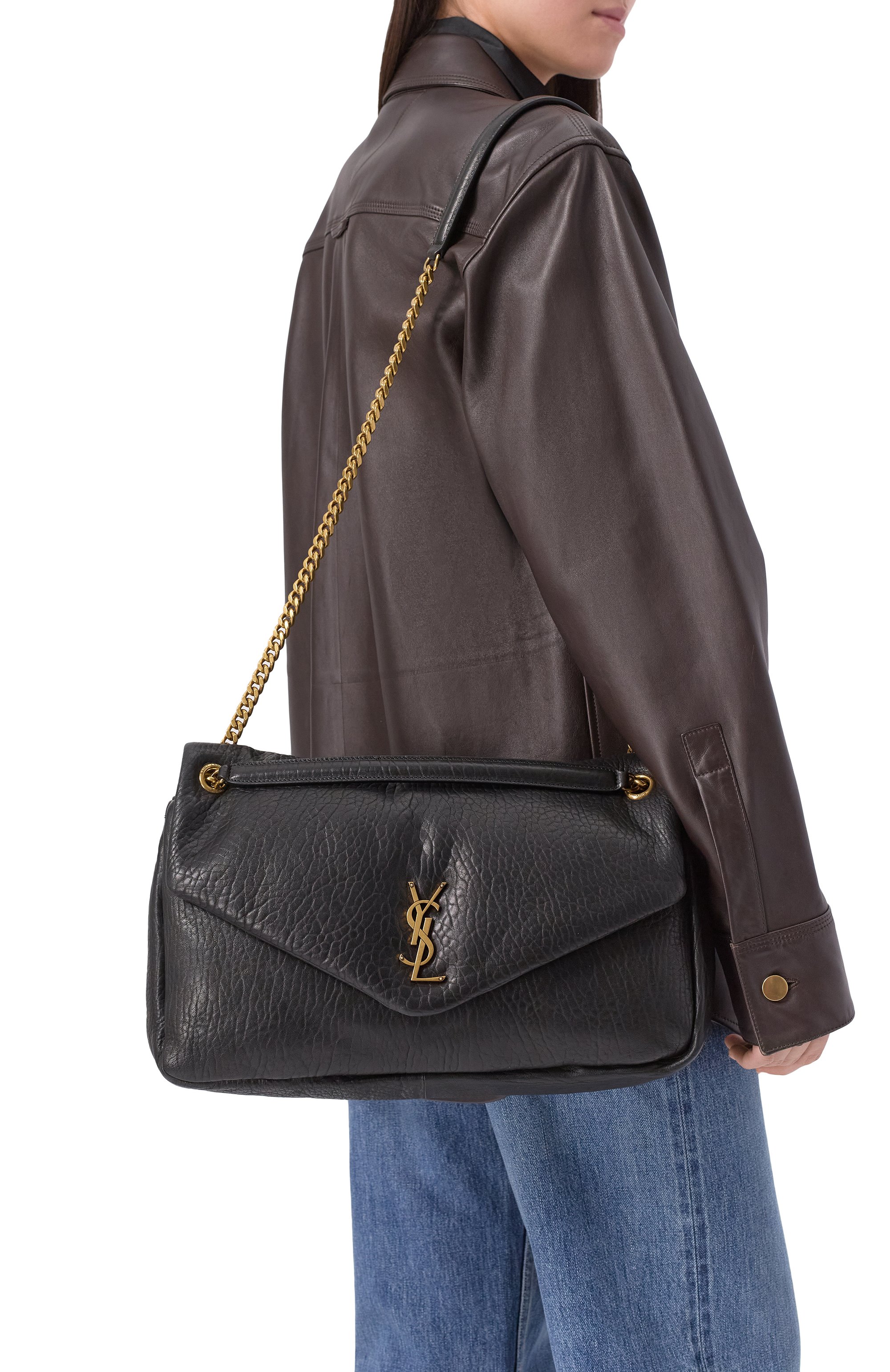 Сумка calypso large SAINT LAURENT, арт. 777399/AACYT, фото 2