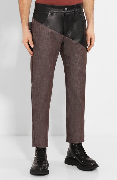 Комбинированные джинсы BOTTEGA VENETA, арт. 607913/VKLI0, фото 3