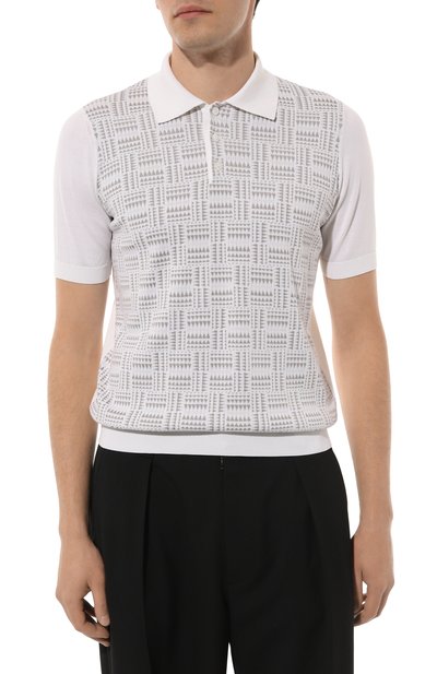 Поло из шелка и хлопка ZILLI, арт. KBP002M0145VMPA00, фото 3