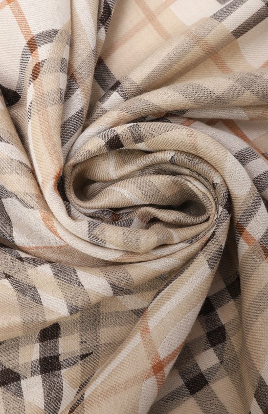 Шарф из шерсти и шелка Burberry 8117904 Белый  8117904 Фото 3