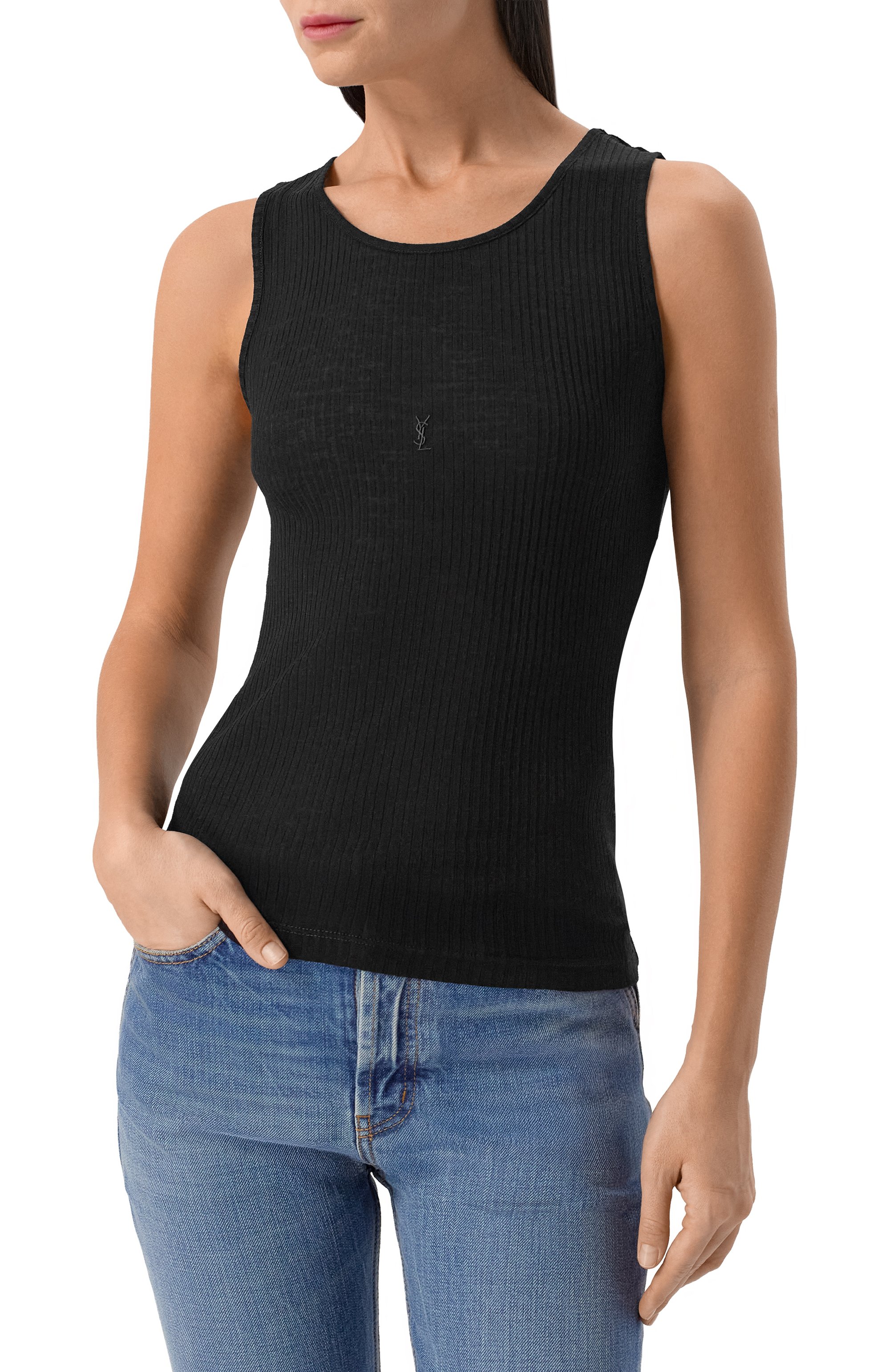 Шерстяная майка SAINT LAURENT, арт. 752721/YBMV2, фото 3