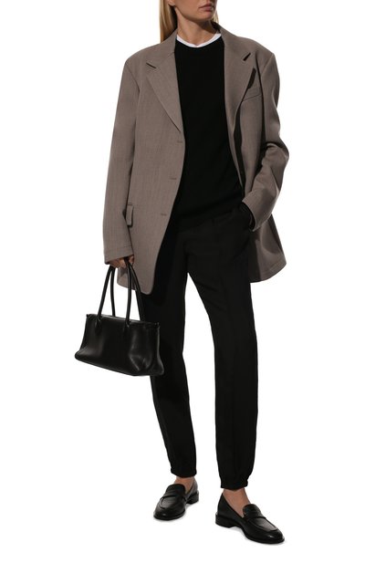 Джоггеры из вискозы и шелка JIL SANDER, арт. J01KA0021-J65003, фото 2